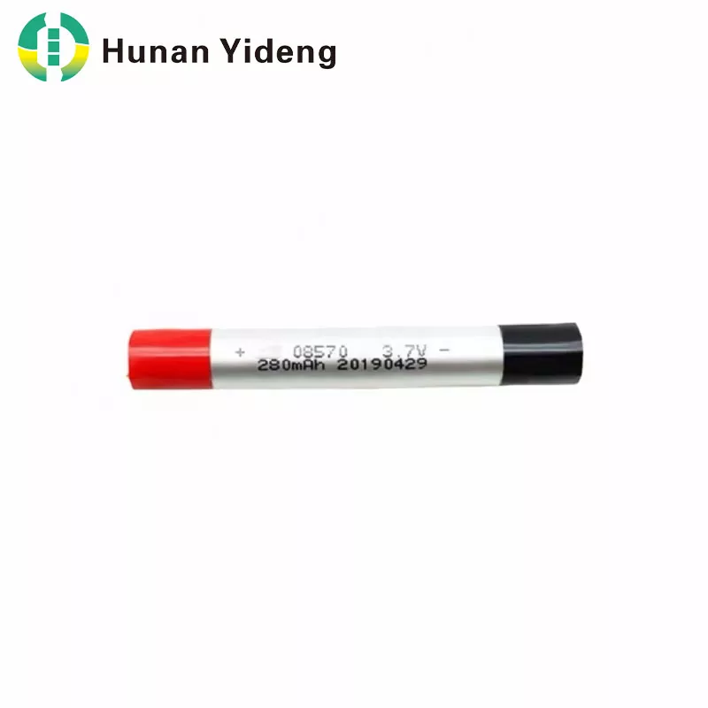 08570 3.7V 280mAh Slim Cylindrical Li-Polymer Battery