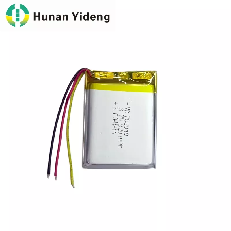 703040 3.7V 820mAh Tiny Prismatic Battery