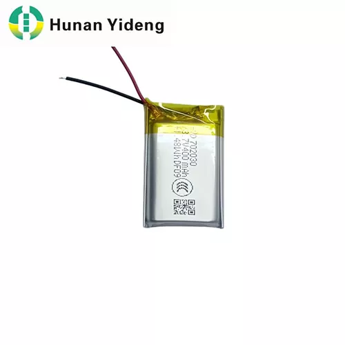 400mAh Li-ion Prismatic Battery for Medical Device and Lamps and Lanterns