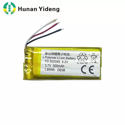 502045 with UL1642 Certification 500mah Li Polymer Battery