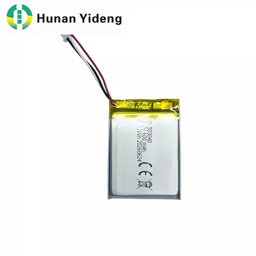 503040 3.7V 600mAh Square Rechargeable Battery
